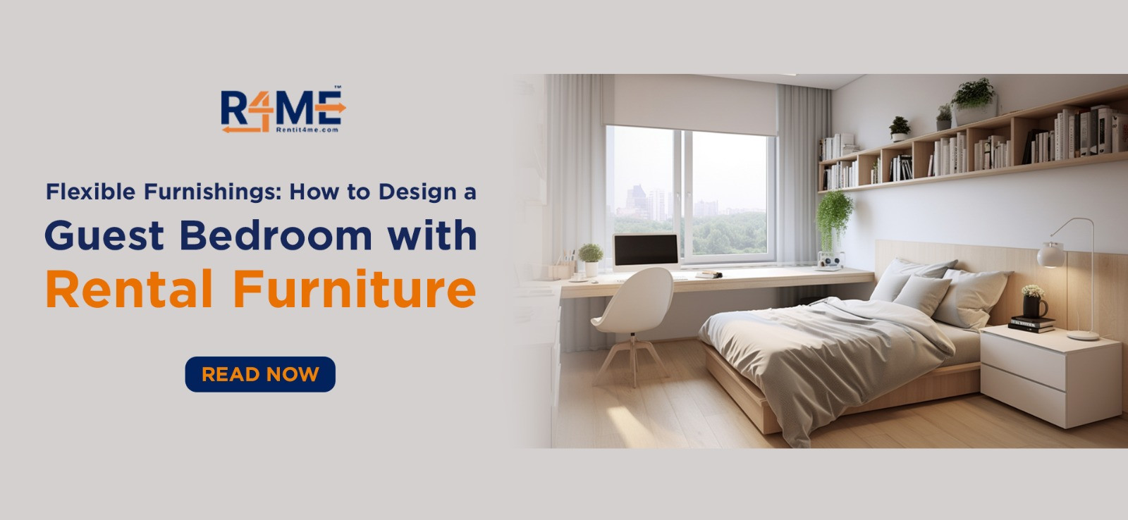 Flexible Furnishings: How to Design a Guest Bedroom with Rental Furniture