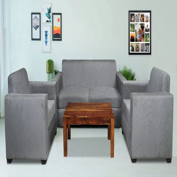 Five Seater Sofa on Rent (Grey) on rent