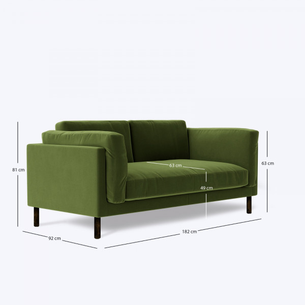 Orficca Large 2 Seater Sofa - 72" on rent