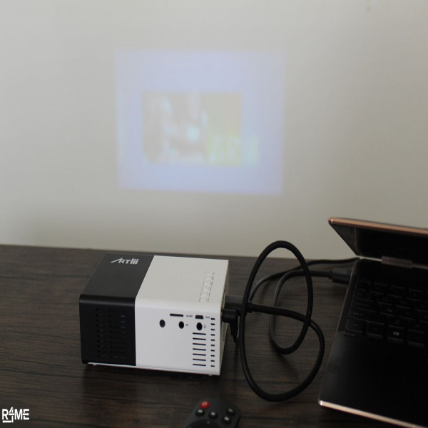 Projector Screen with Laptop Setup on rent