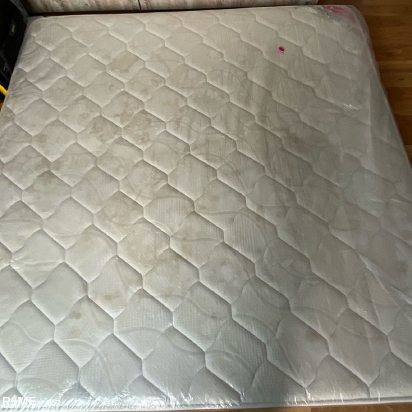 King size mattress 78*72 used for 7 years on rent