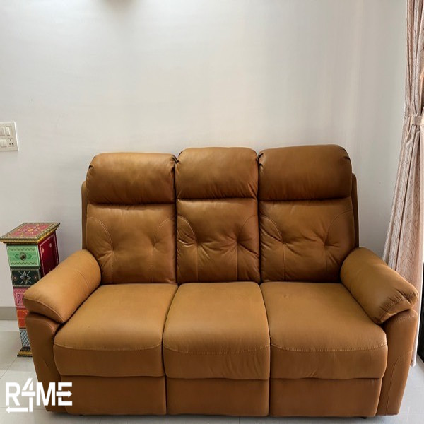 Three Seater Fabric Sofa on rent