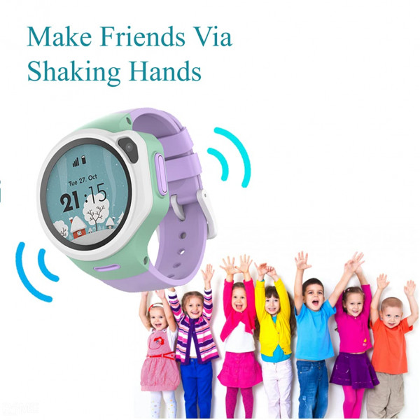 WatchOut Wearables Next-Gen Kids Smartwatch with 4G Video Call, Music, Games, Anti-Theft and Parental Control (Lavender Purple) on rent