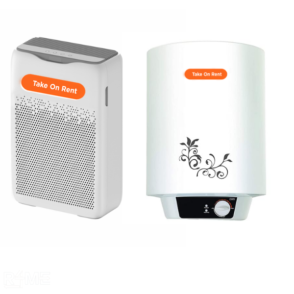 Air Purifier & Geyser Combo on rent