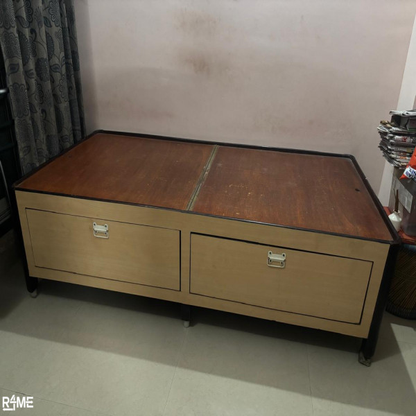 Solid wood diwan with storage stainless steel diwan with storage and back support for weak people on rent