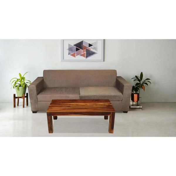 Three Seater Sofa  (Brown) on rent
