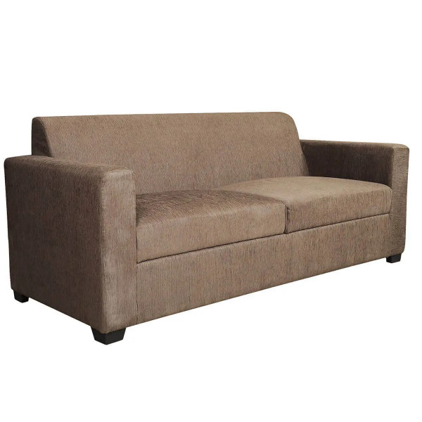 Three Seater Sofa  (Brown) on rent