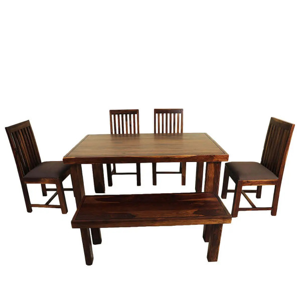 Weave 6 Seater Dining Set  on rent